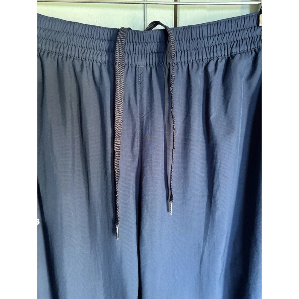 Adidas ClimaLite Track Pants Men's 2XL Blue Zip Ankle Wind Athletic Joggers